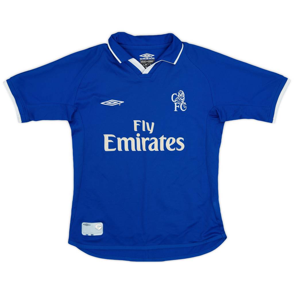 2001-03 Chelsea Home Shirt - 8/10 - (S.Boys)