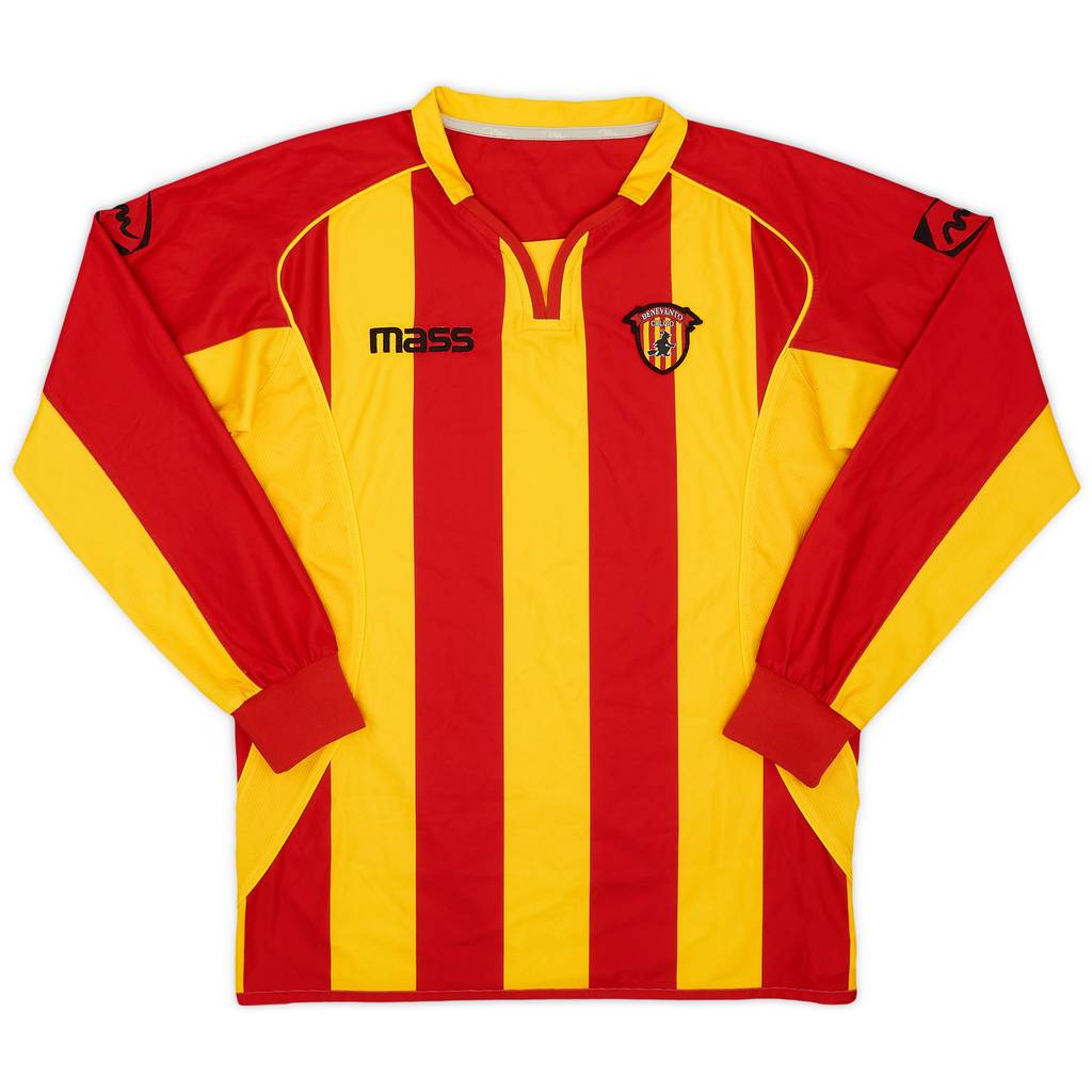 2010-11 Benevento Home L/S Shirt - 9/10 - (S)