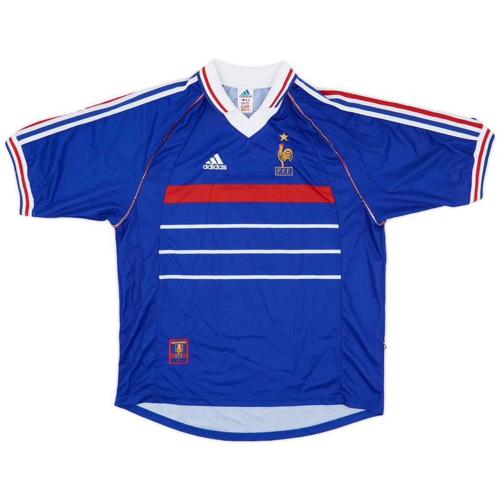 1998-00 France Home Shirt - 8/10 - (XL)
