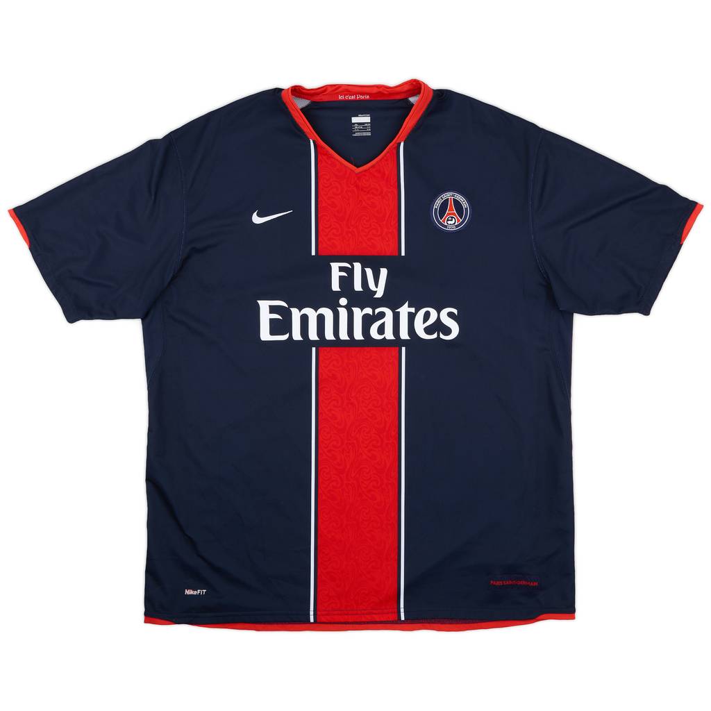 2007-08 Paris Saint-Germain Home Shirt - 9/10 - (XXL)