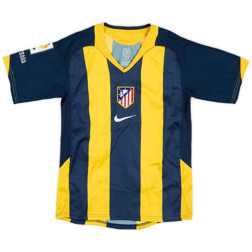 2005-06 Atletico Madrid Away Shirt - 7/10 - (S.Boys)