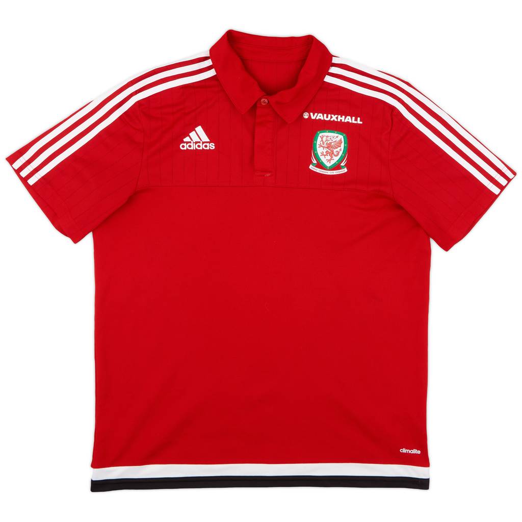 2016-17 Wales adidas Polo Shirt - 6/10 - (L)