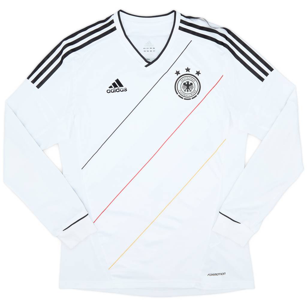 2012-13 Germany Authentic Home L/S Shirt - 4/10 - (L)