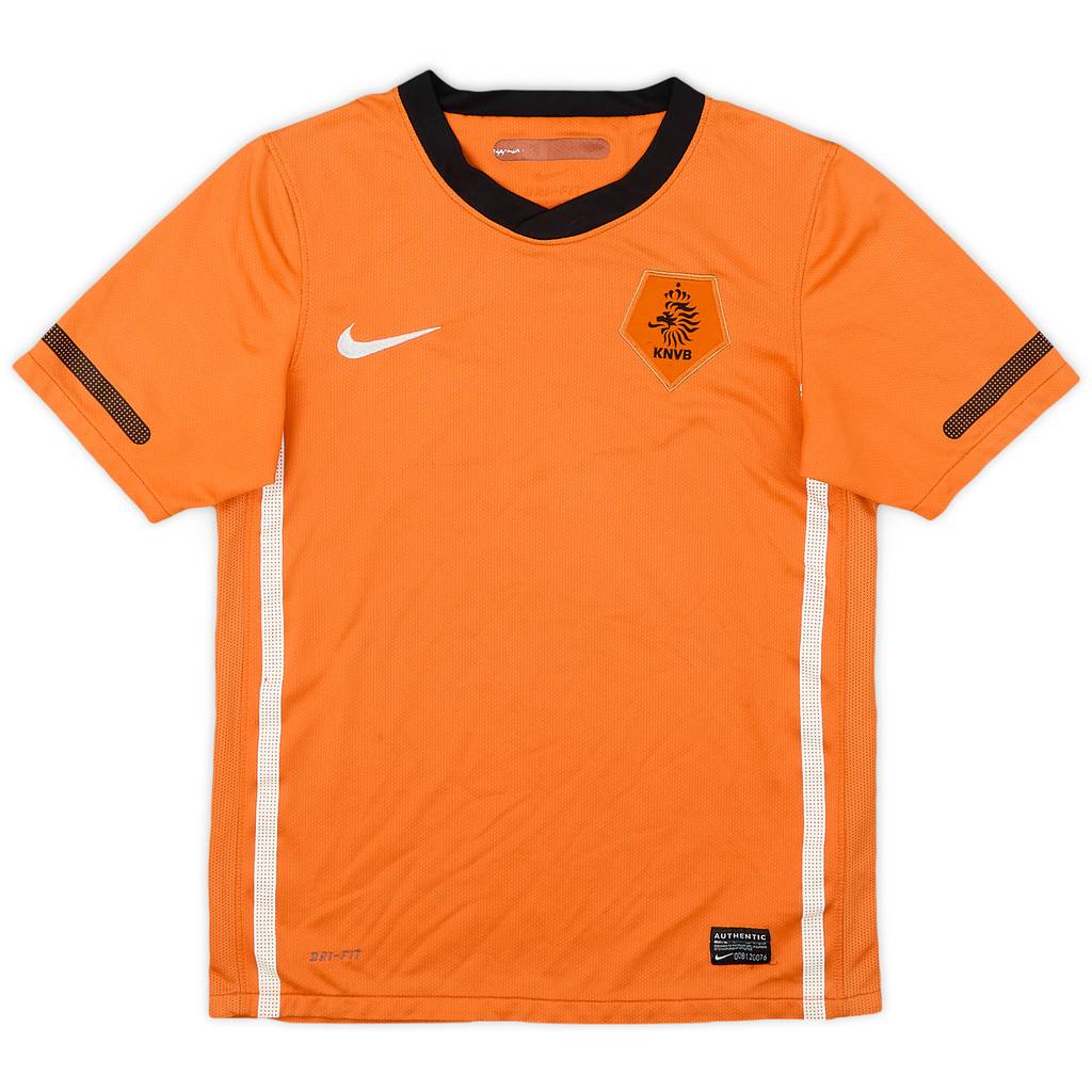 2010-11 Netherlands Home Shirt - 5/10 - (M.Boys)