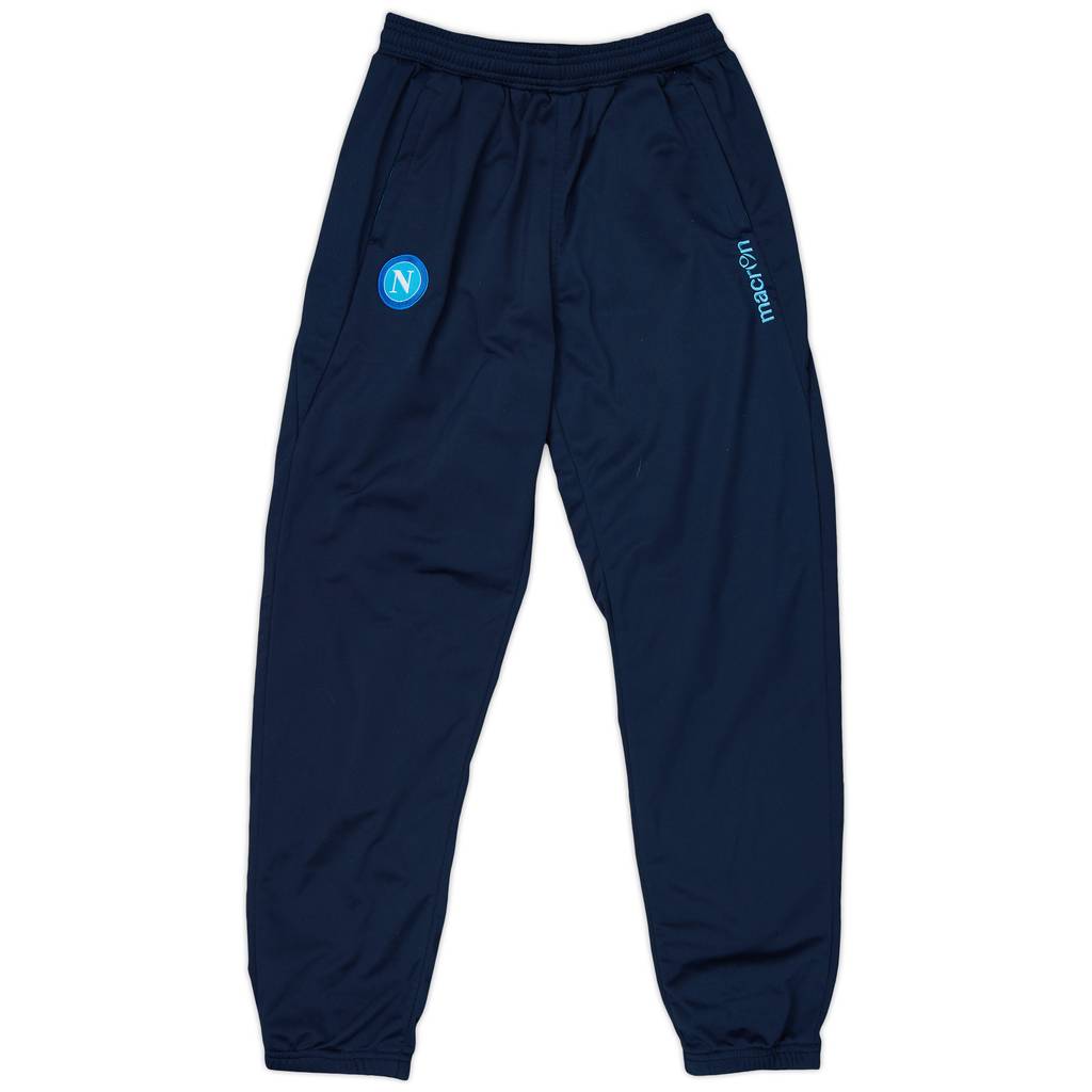 2012-13 Napoli Macron Track Pants/Bottoms - 8/10 - (XL.Boys)