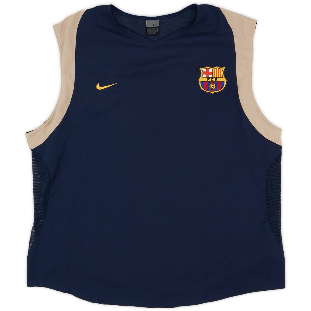 2003-04 Barcelona Player Issue Nike Training Vest - 8/10 - (XXL)