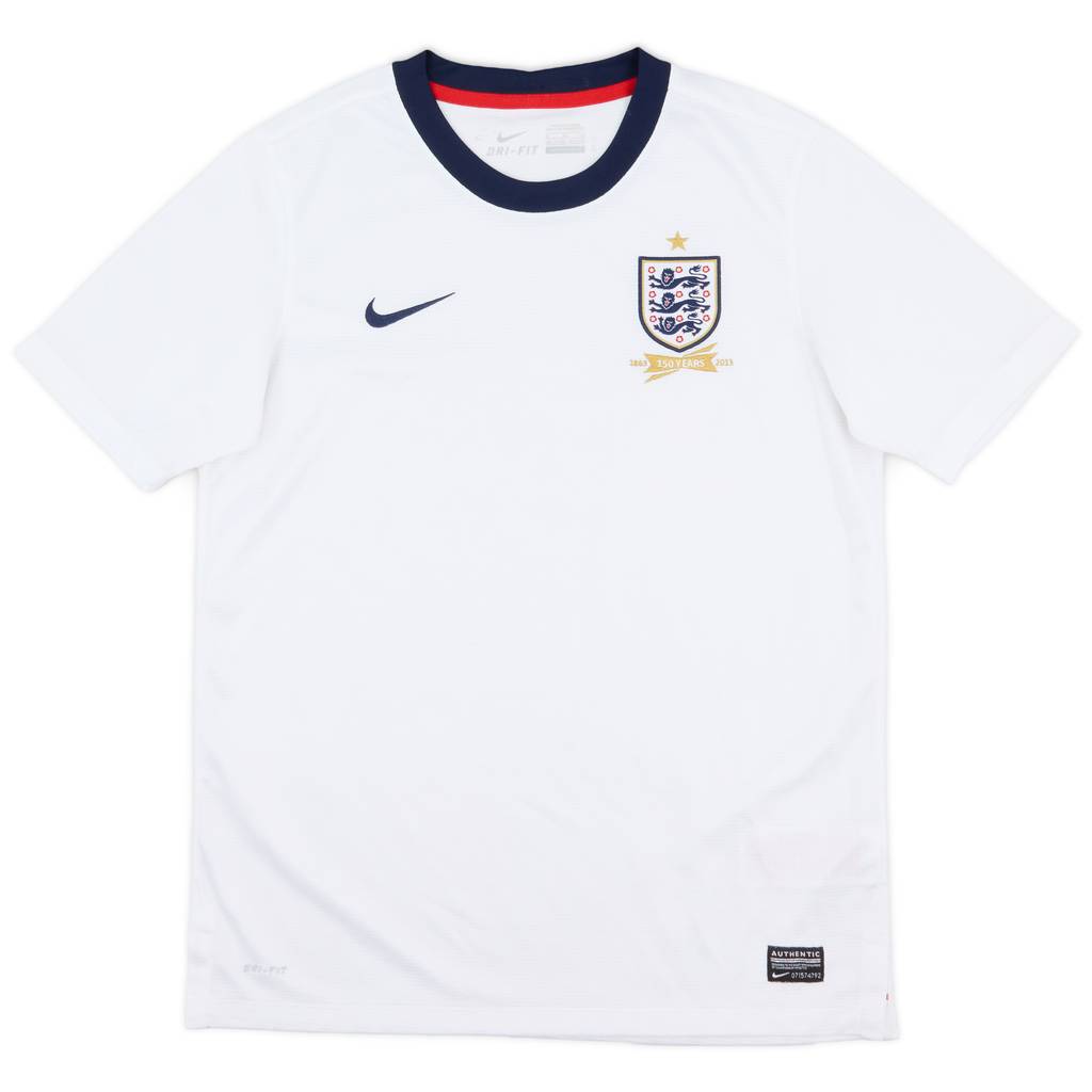 2013 England 150th Anniversary Home Shirt - 9/10 - (XL.Boys)