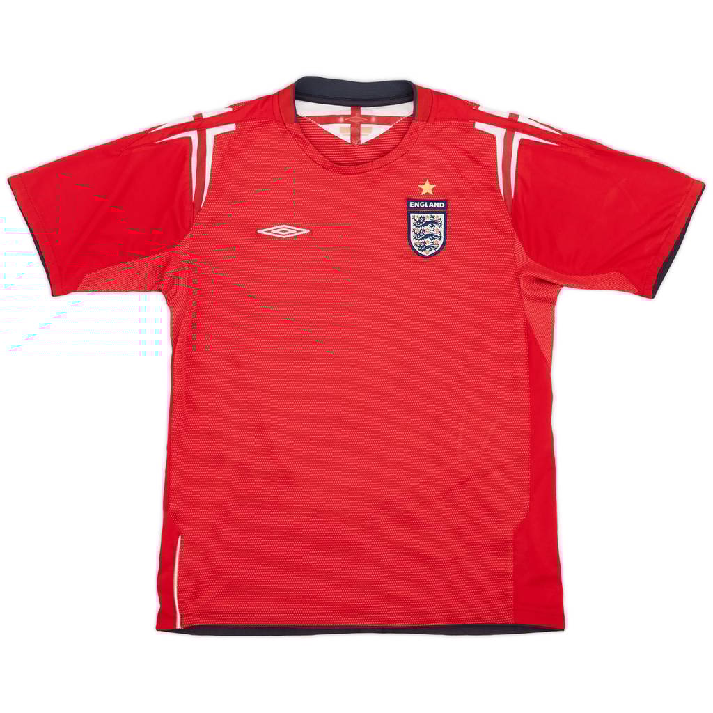 2004-06 England Away Shirt - 8/10 - (XL.Boys)