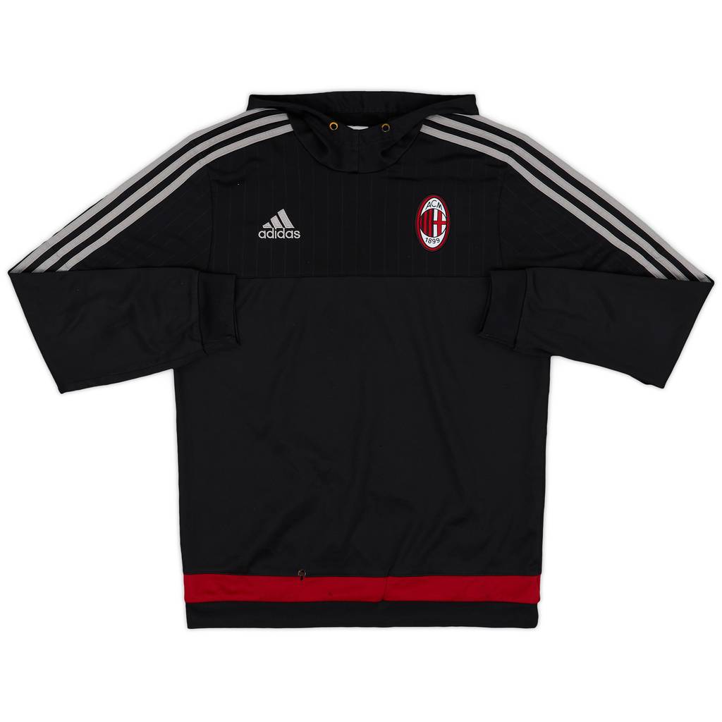 2015-16 AC Milan adidas Hooded Top - 5/10 - (M)