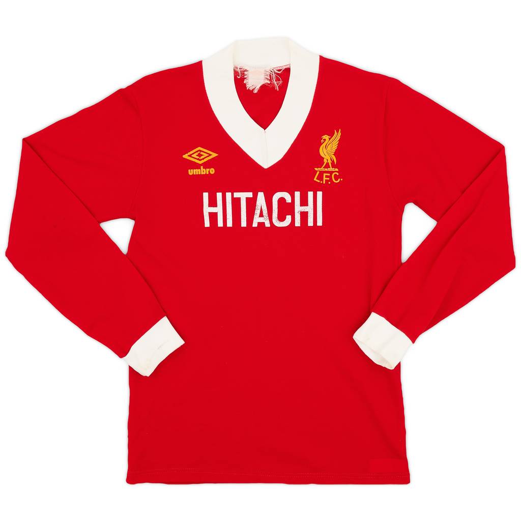 1976-79 Liverpool Home L/S Shirt - 7/10 - (S)