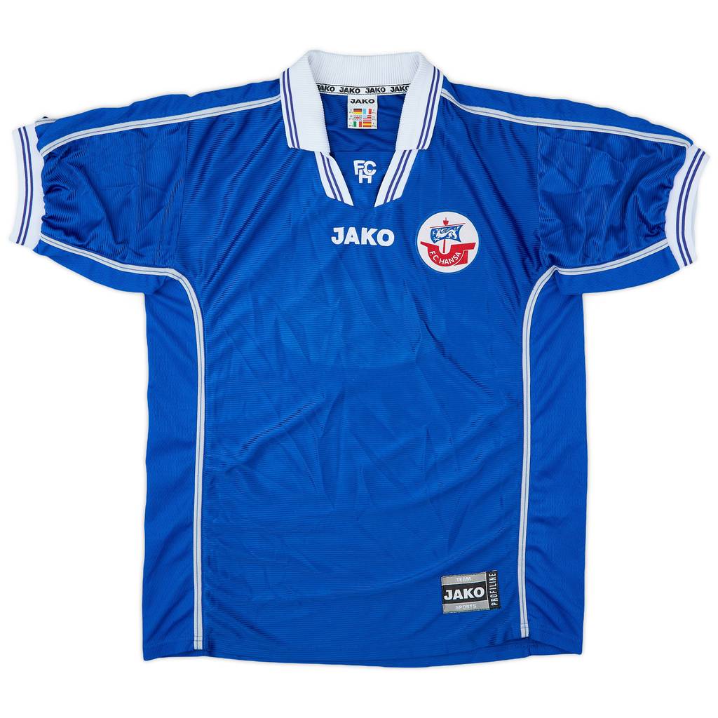 2001-02 Hansa Rostock Home Shirt - 9/10 - (M/L)