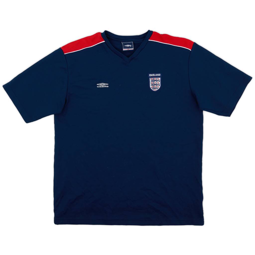 2000-01 England Umbro Training Shirt - 8/10 - (XL)