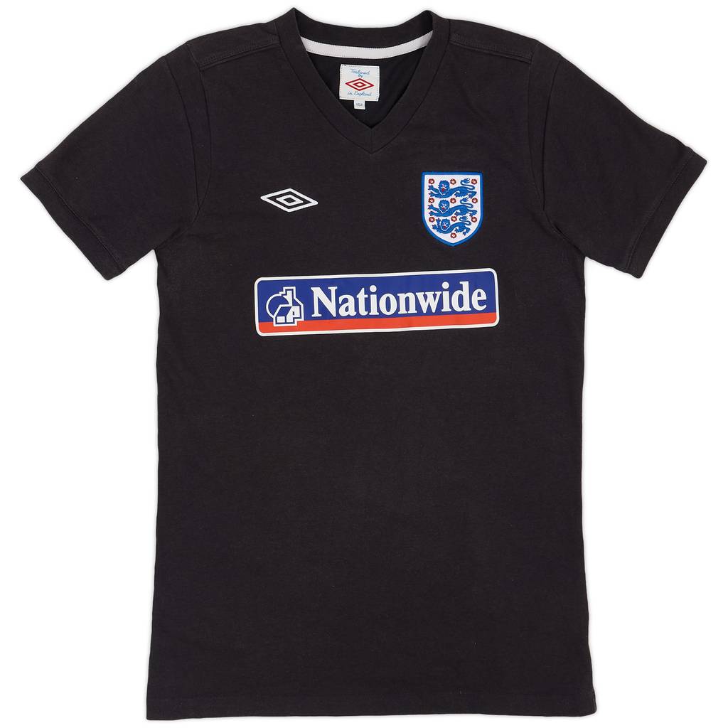 2010-11 England Umbro Cotton Tee - 9/10 - (M.Boys)