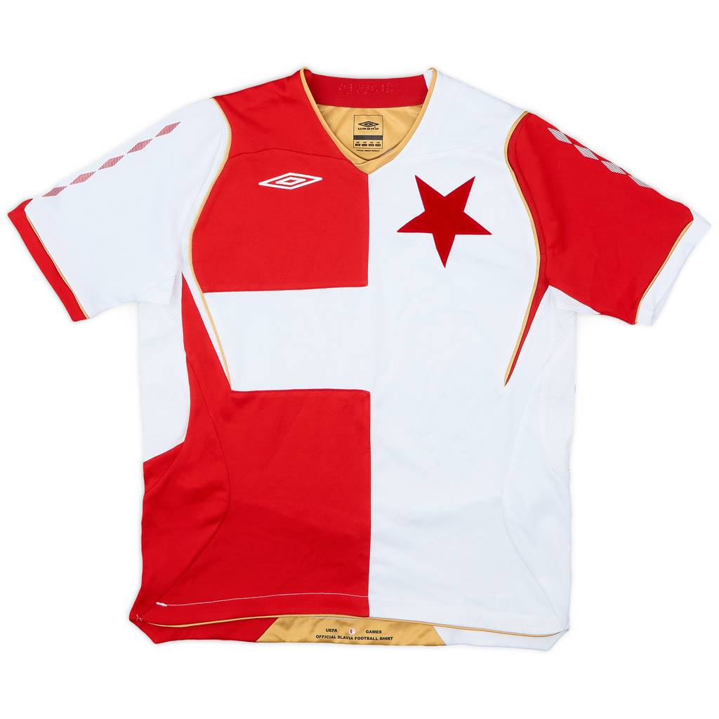 2008-09 Slavia Prague Home Shirt - 8/10 - (M.Boys)