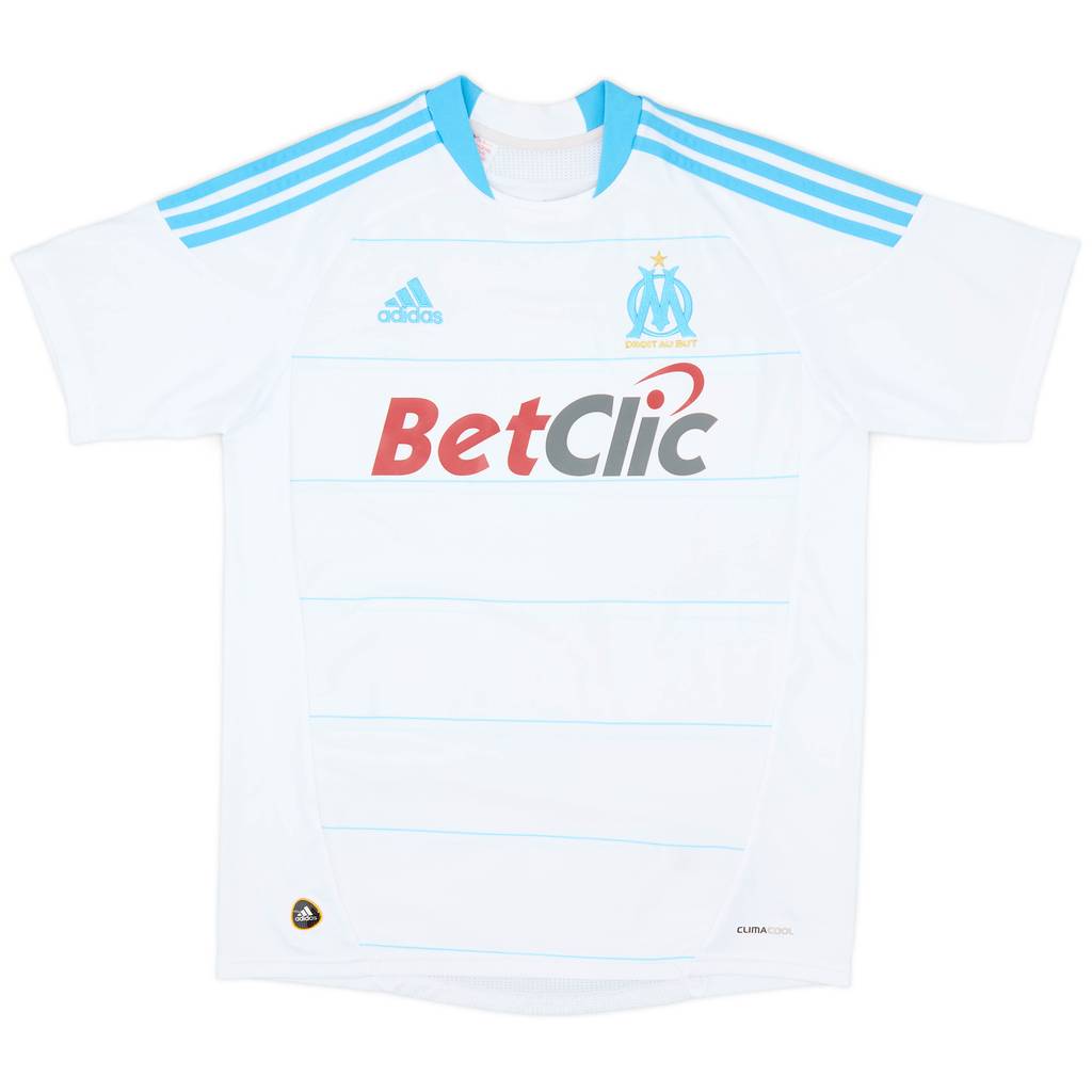 2010-11 Olympique Marseille Home Shirt - 9/10 - (XL.Boys)