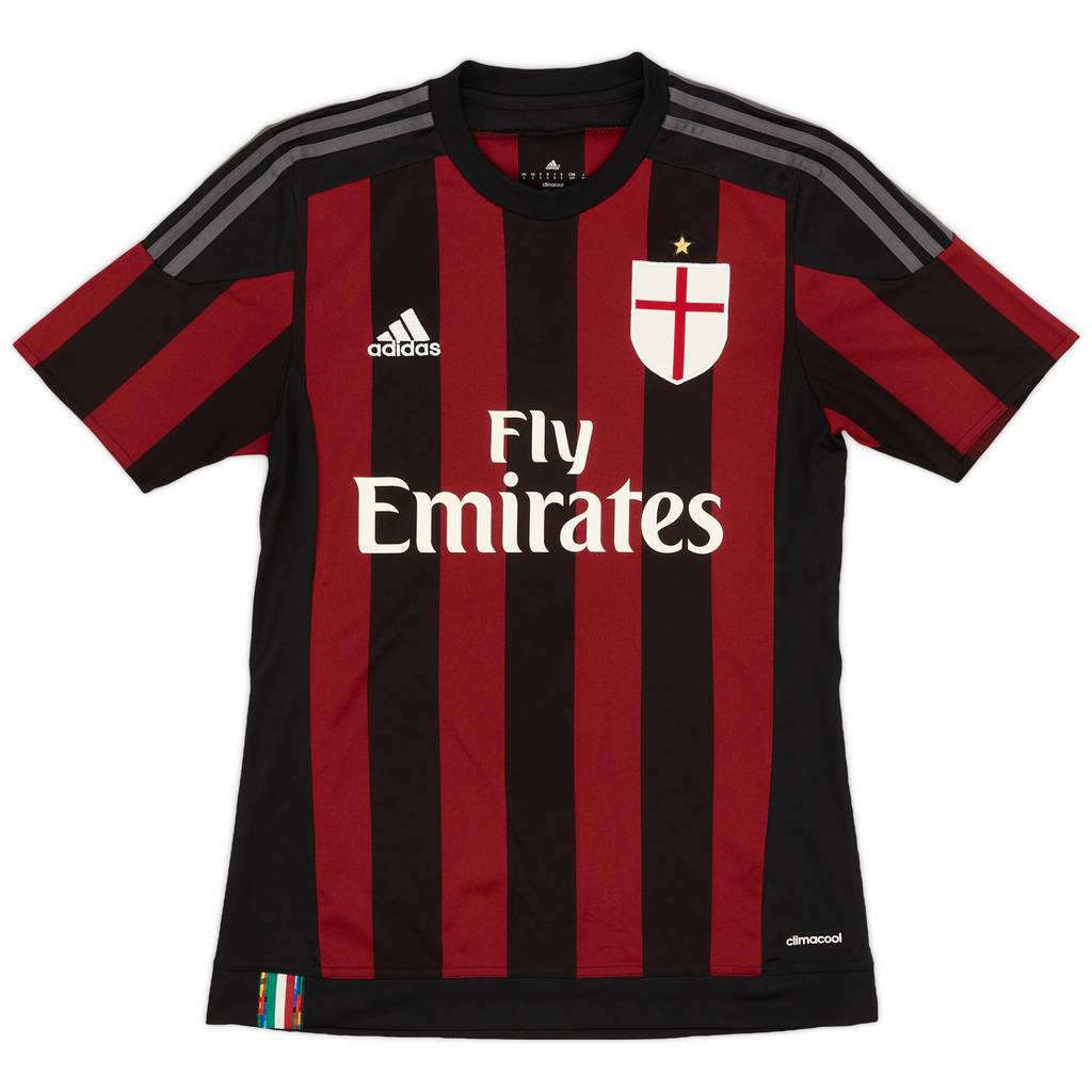 2015-16 AC Milan Home Shirt - 9/10 - (S)