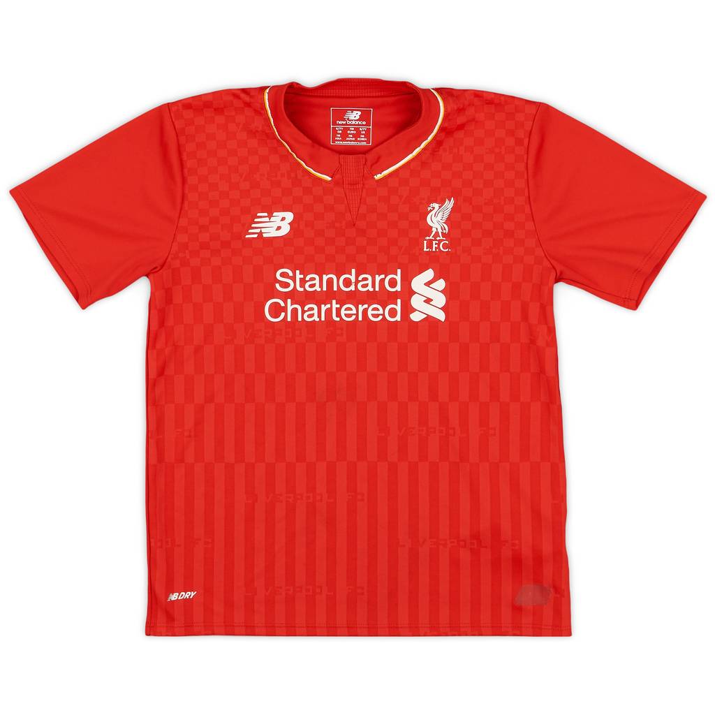 2015-16 Liverpool Home Shirt - 6/10 - (S.Boys)