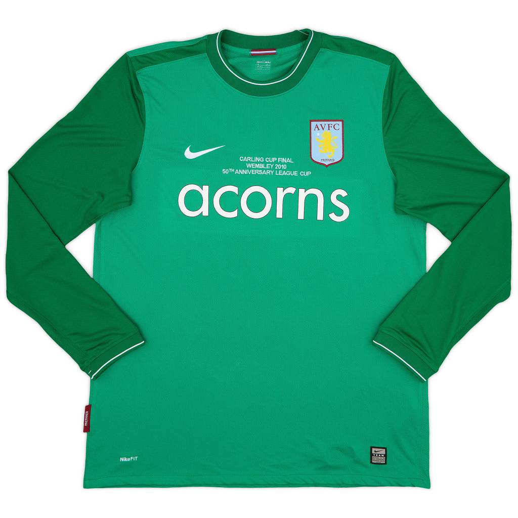 2009-10 Aston Villa 'Carling Cup Final' GK Shirt - 8/10 - (XL)