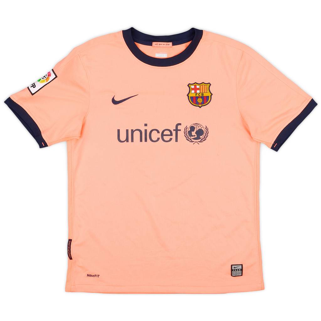 2009-10 Barcelona Away Shirt - 9/10 - (L.Boys)