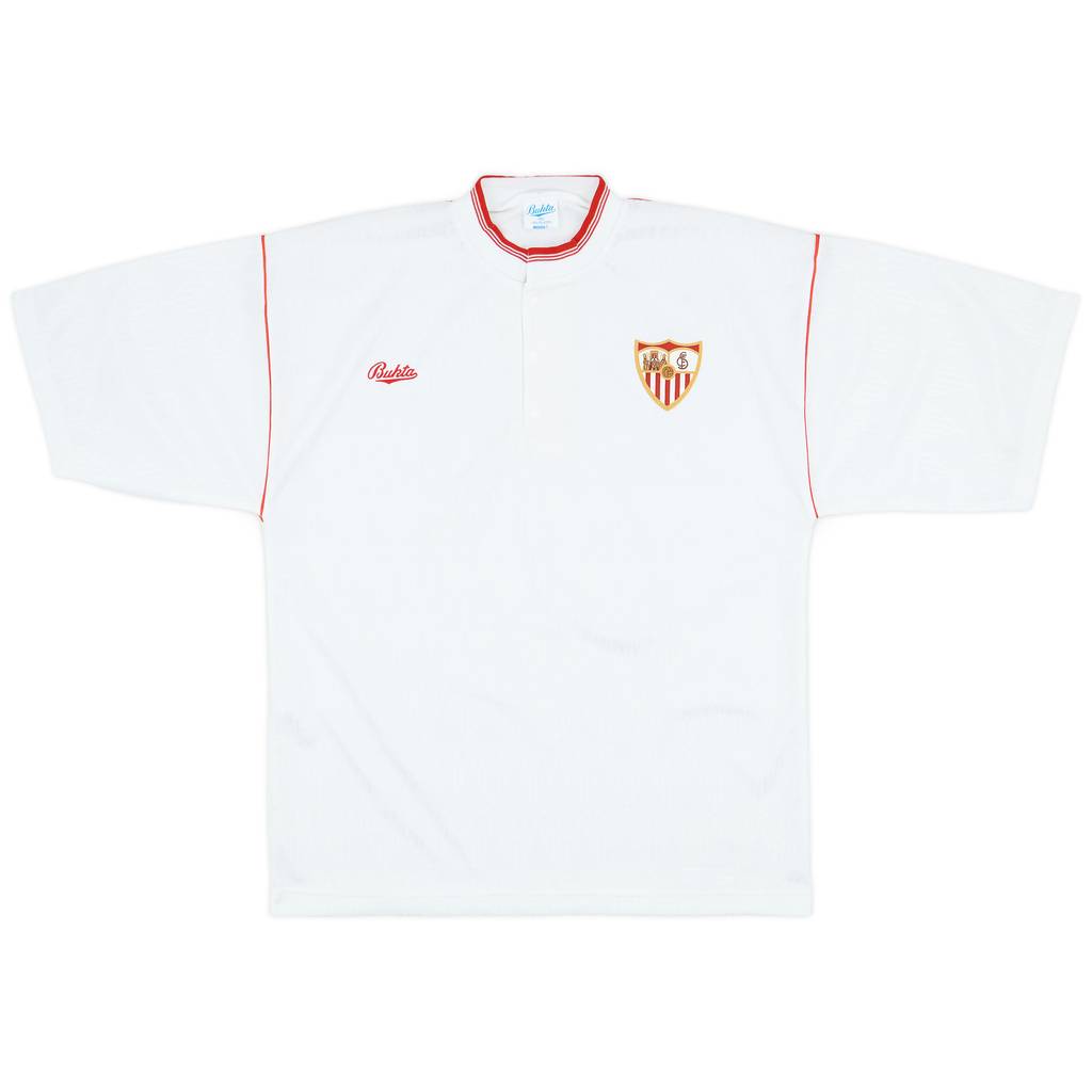 1990-92 Sevilla Home Shirt - 8/10 - (L)
