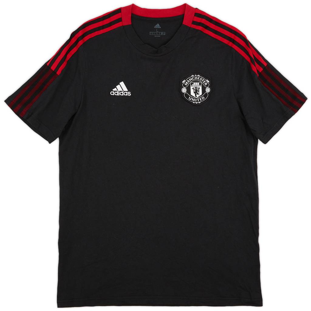 2021-22 Manchester United adidas Cotton Tee - 8/10 - (L)