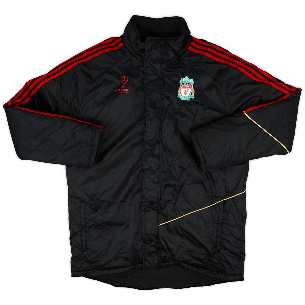 2009-10 Liverpool adidas CL Padded Bench Coat - 8/10 - (L/XL)