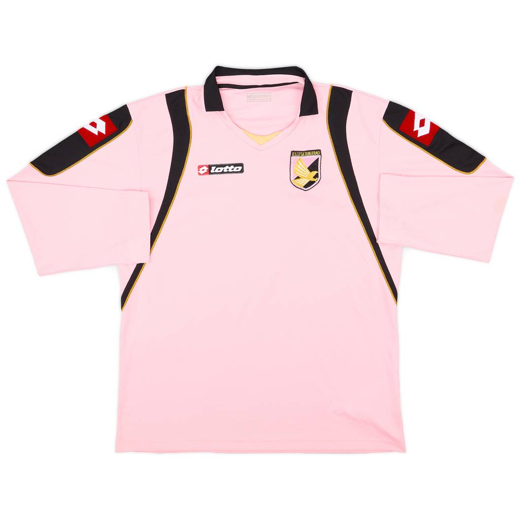 2009-10 Palermo Home L/S Shirt - 8/10 - (XXL)