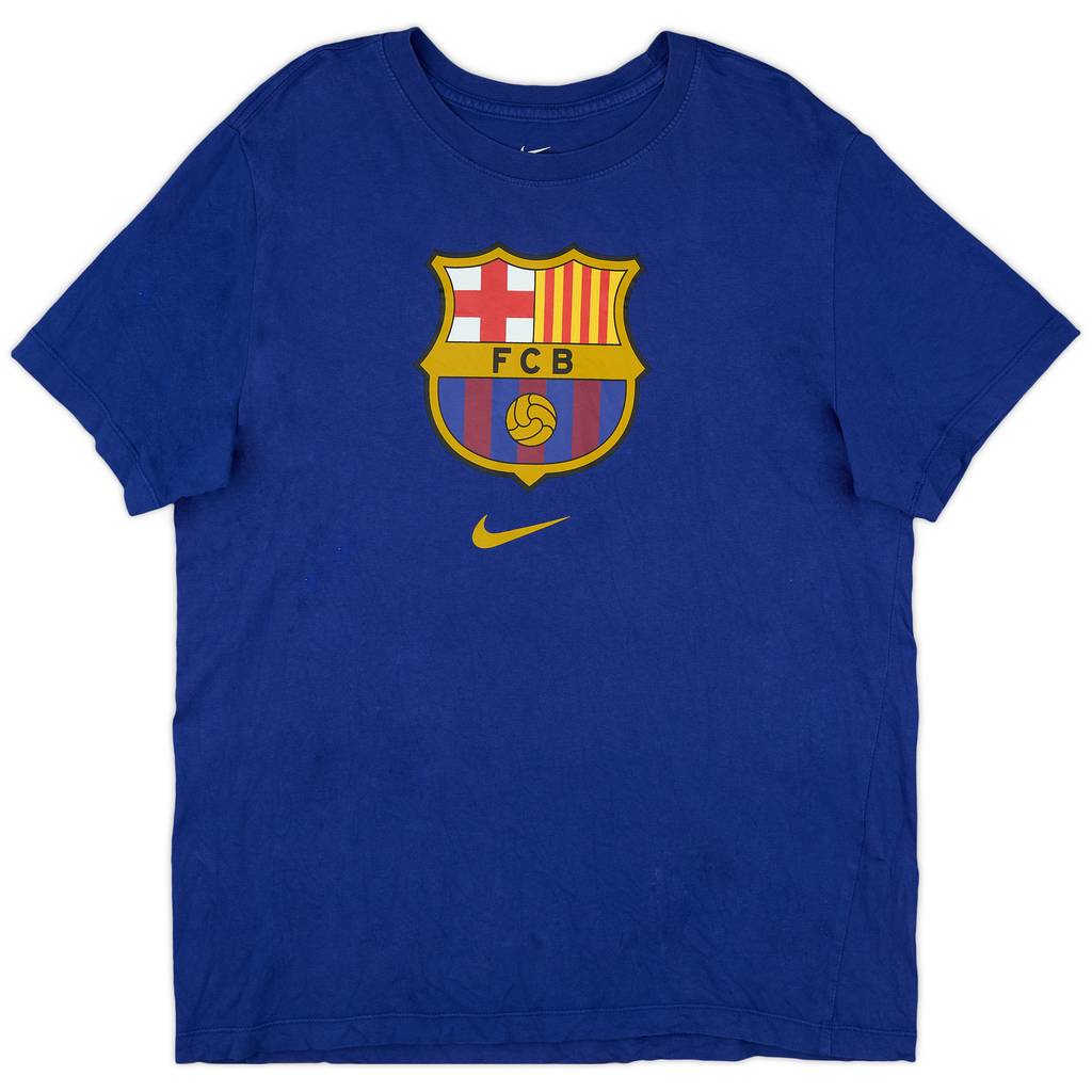 2020-21 Barcelona Nike Cotton Tee - 9/10 - (L)