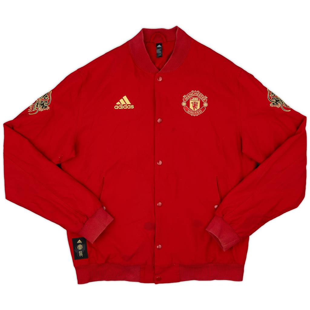 2019-20 Manchester United adidas Chinese New Year Coach Jacket - 6/10 - (M/L)