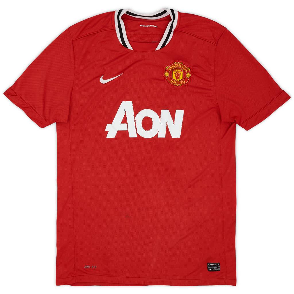 2011-12 Manchester United Home Shirt - 4/10 - (L)