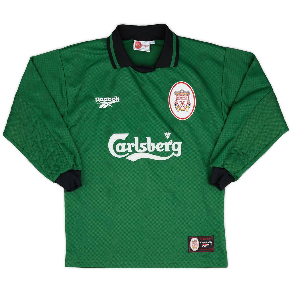 1996-97 Liverpool GK Shirt - 9/10 - (S)