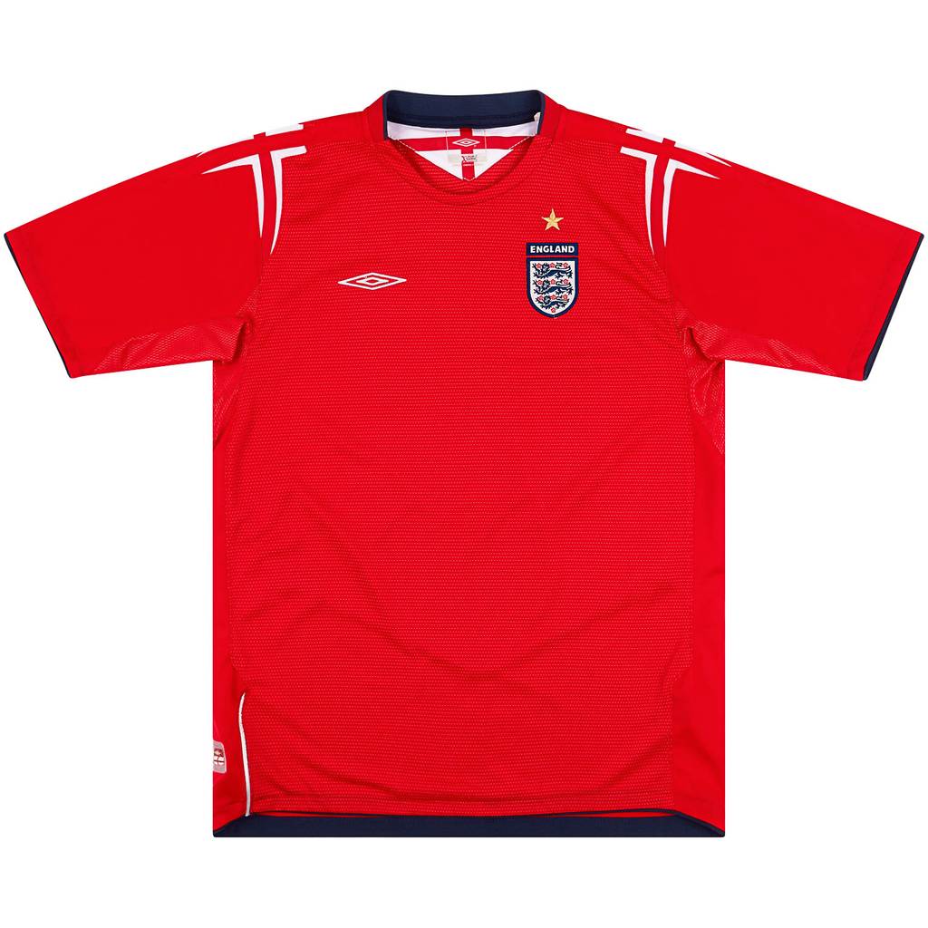 2004-06 England Away Shirt - 8/10 - (XL.Boys)