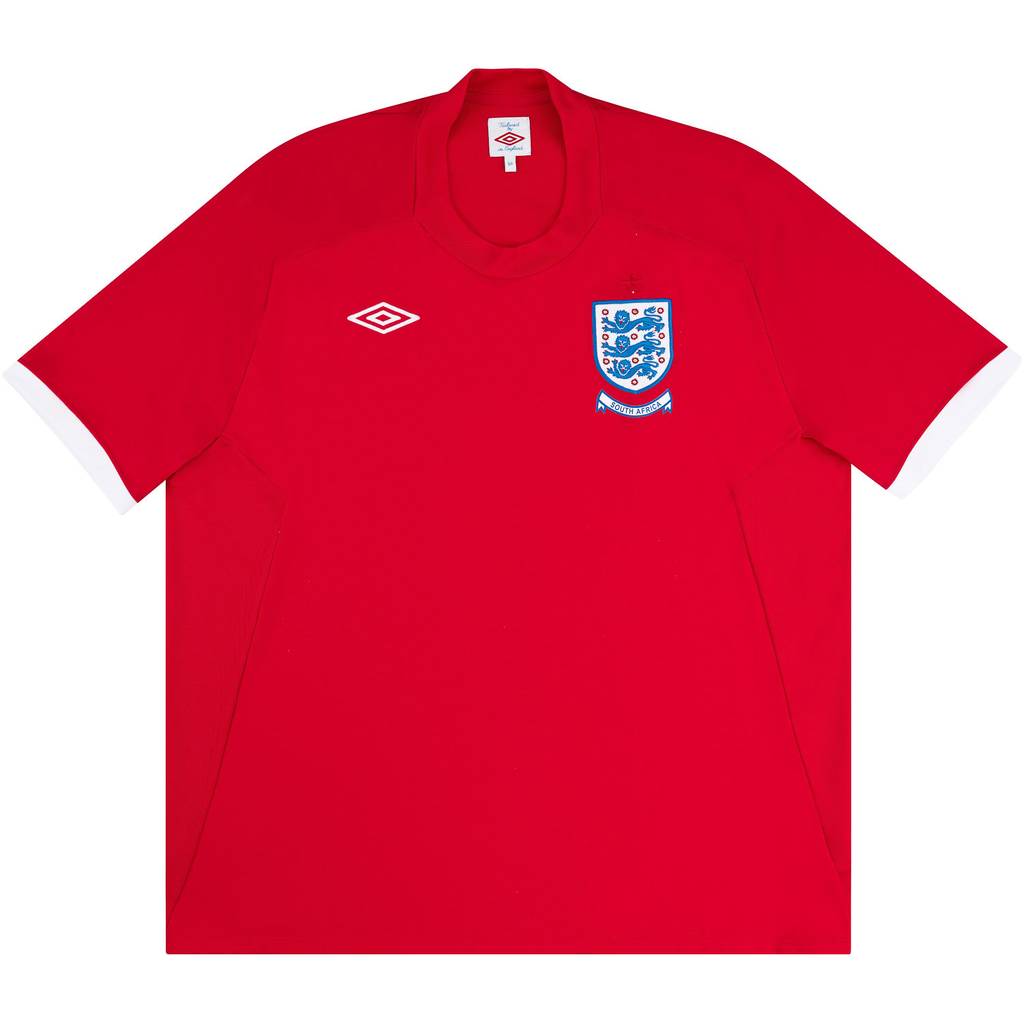 2010-11 England 'South Africa' Away Shirt - 8/10 - (XL)