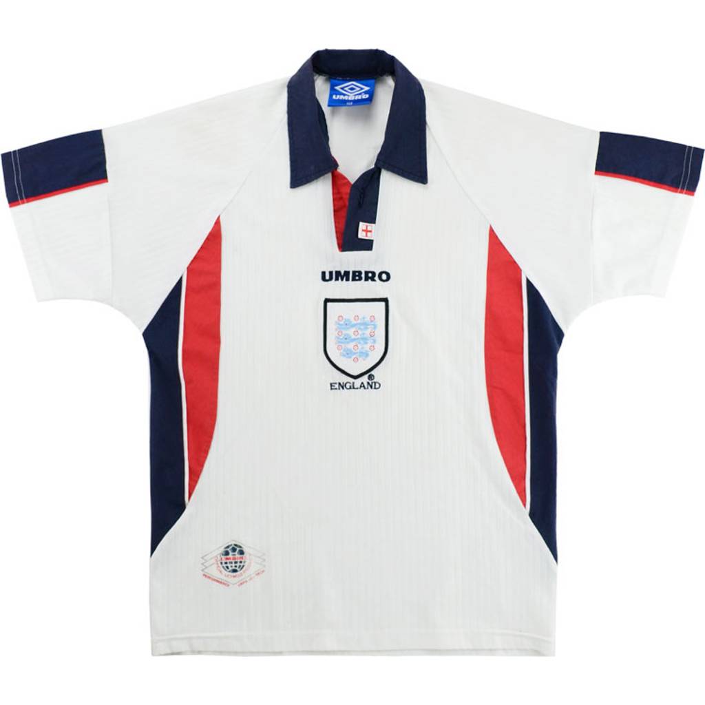 1997-99 England Home Shirt - 6/10 - (Y)