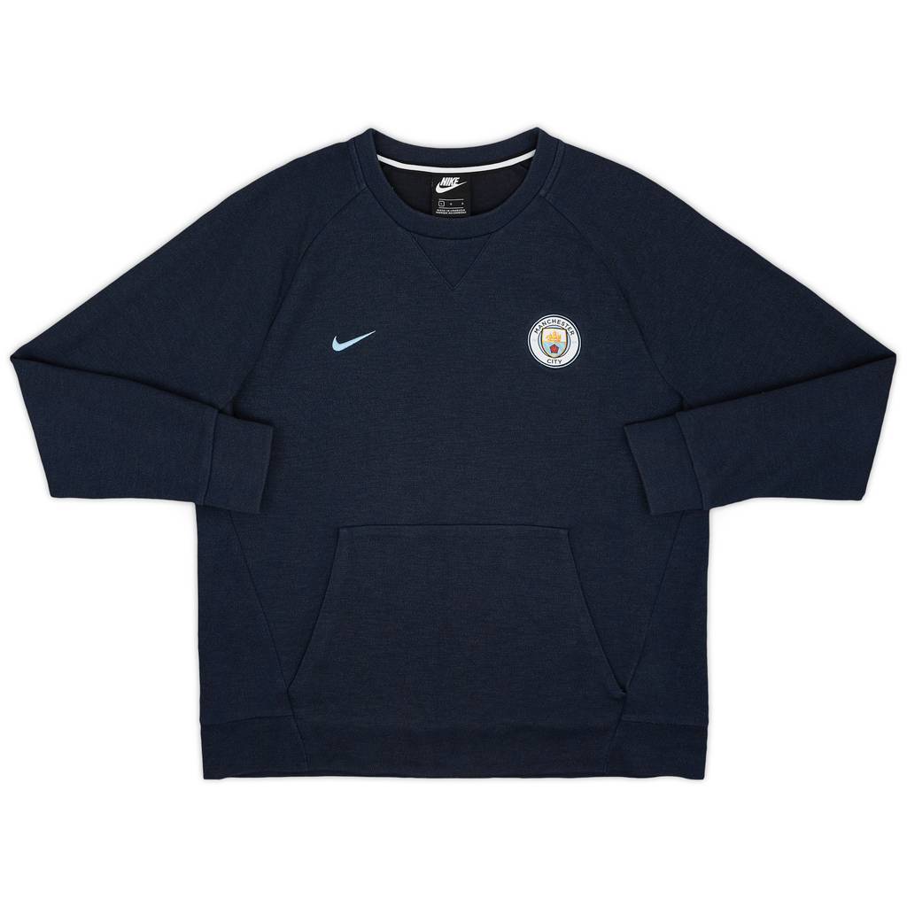 2018-19 Manchester City Nike Sweat Top - 8/10 - (L)