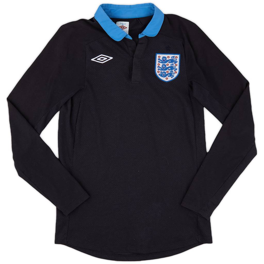 2011-12 England Away L/S Shirt - 9/10 - (S)