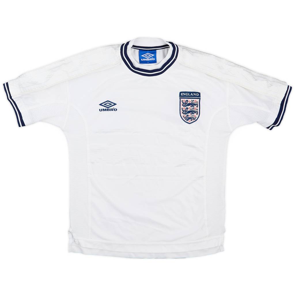 1999-01 England Home Shirt - 7/10 - (Y)