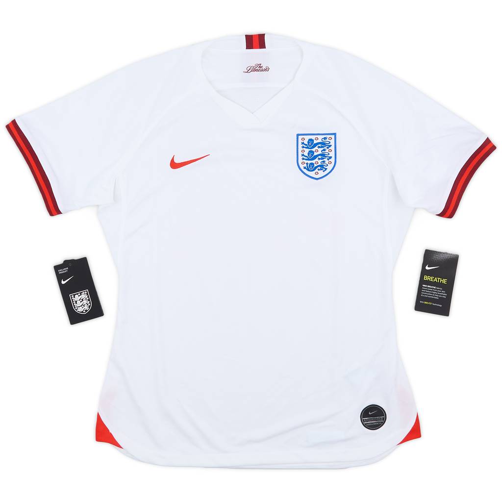 2019 England Lionesses Home Shirt (Women's L)