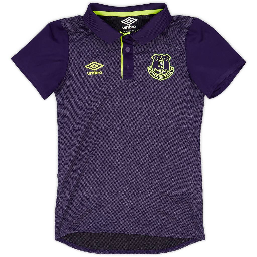 2017-18 Everton Umbro Polo Shirt - 9/10 - (M.Boys)