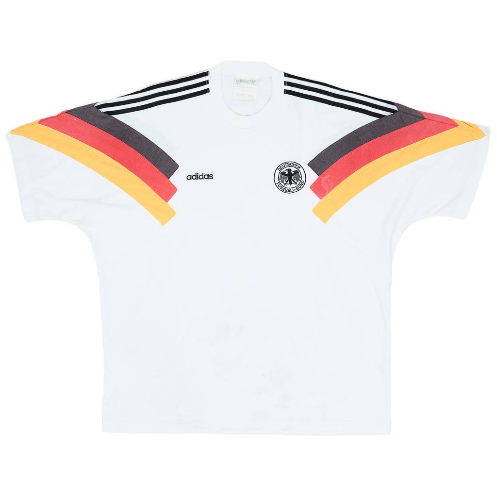 1992-94 Germany adidas Cotton Tee - 6/10 - (XL)