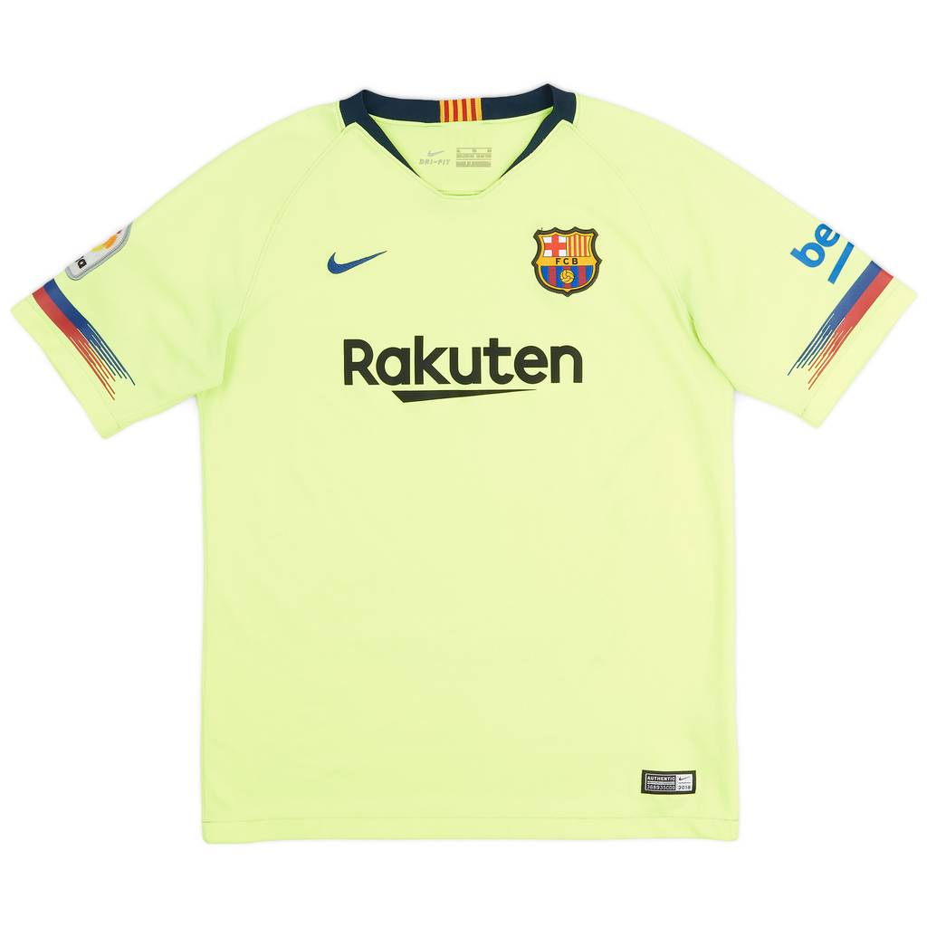 2018-19 Barcelona Away Shirt - 6/10 - (XL.Boys)