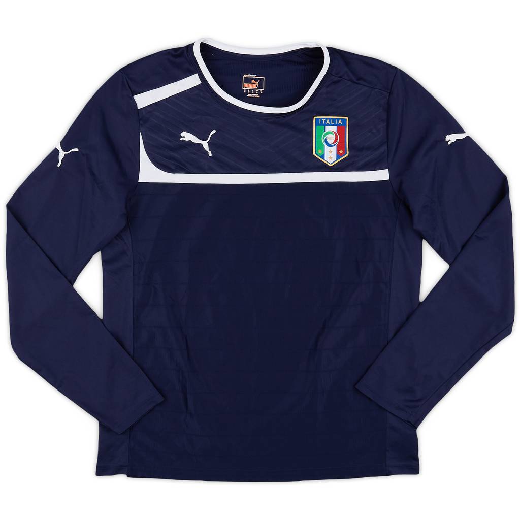 2012-13 Italy Puma Training L/S Shirt - 9/10 - (M)