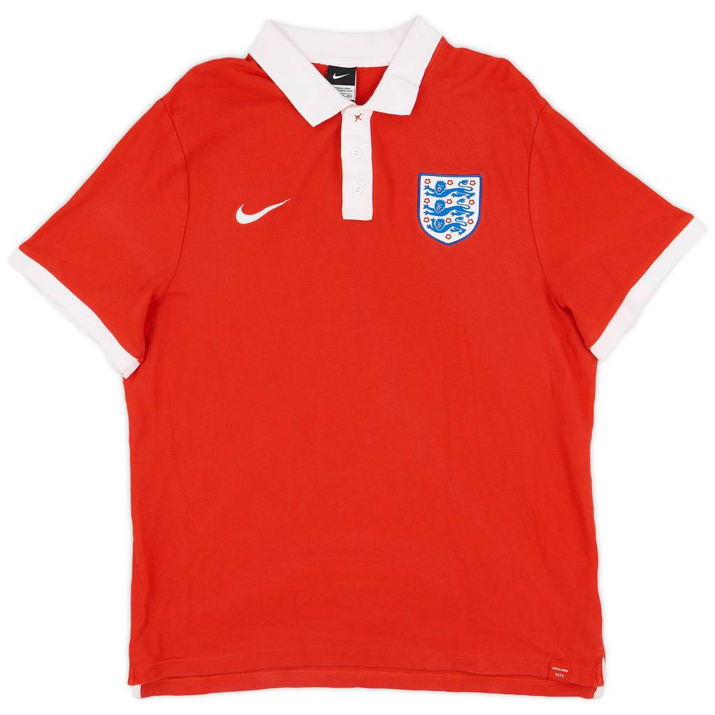 2016-17 England Nike Polo Shirt - 9/10 - (XXL)