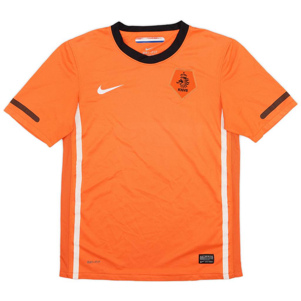 2010-11 Netherlands Home Shirt - 8/10 - (L.Boys)