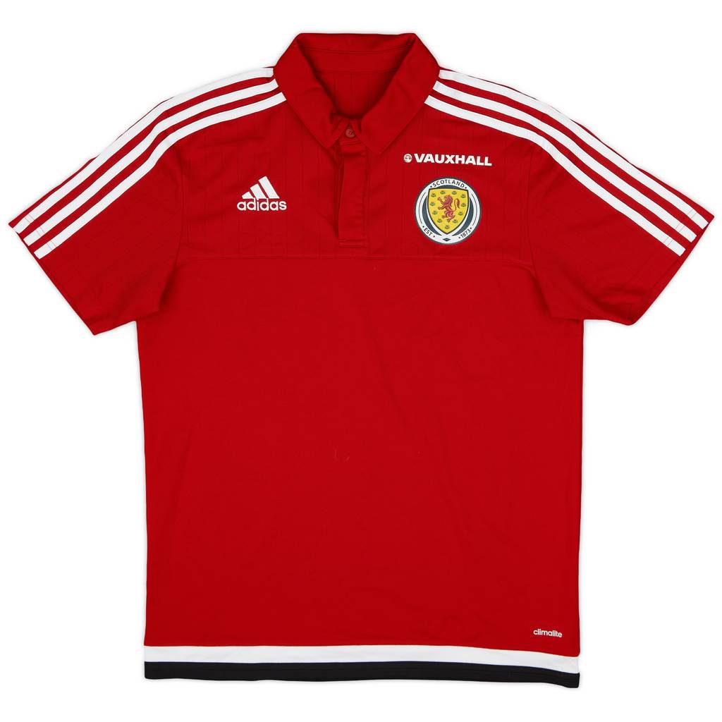2015-16 Scotland adidas Polo Shirt - 9/10 - (M)