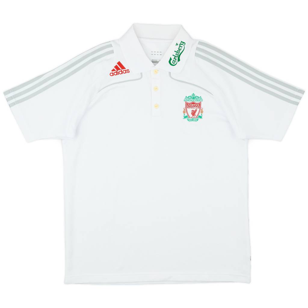2008-09 Liverpool adidas Polo Shirt - 8/10 - (M)