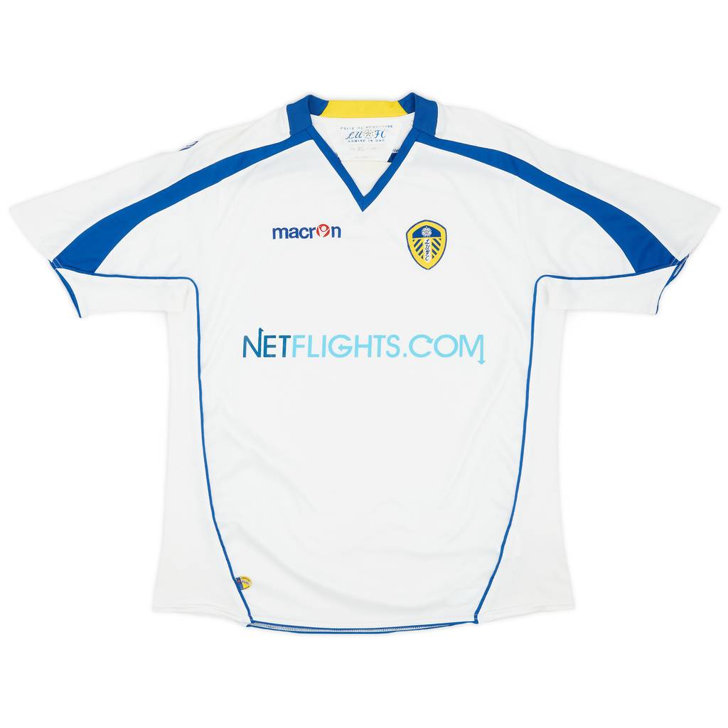 2008-09 Leeds United Home Shirt - 7/10 - (XL)