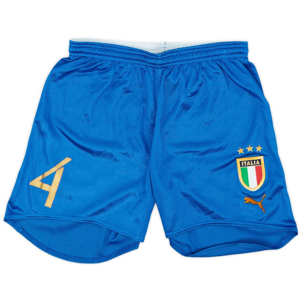 2003-04 Italy Player Issue Away Shorts #4 - 9/10 - (M)
