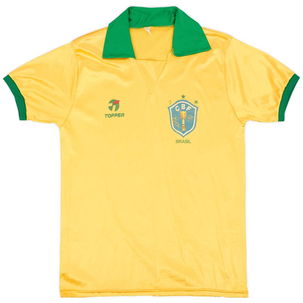 1990 Brazil Alternate Home Shirt - 7/10 - (M)