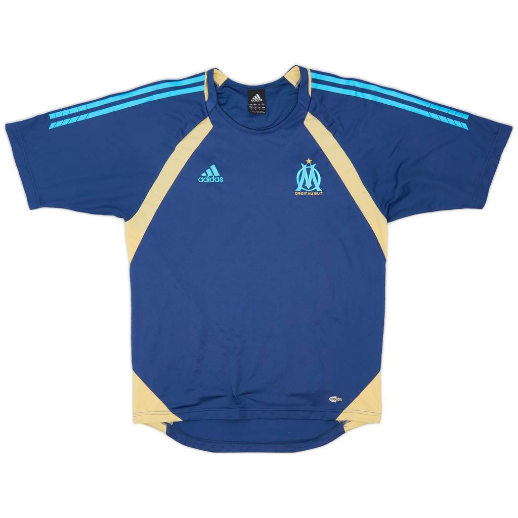 2005-06 Olympique Marseille adidas Training Shirt - 9/10 - (M)